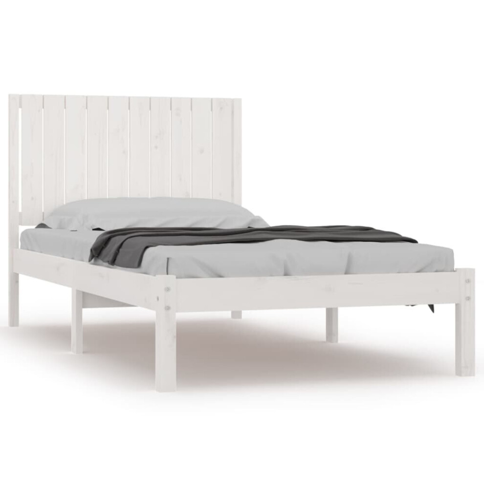 (white, 100 x 200 cm) vidaXL Solid Wood Pine Bed Frame Wooden Bedstead Bed Base Multi Colours/Sizes