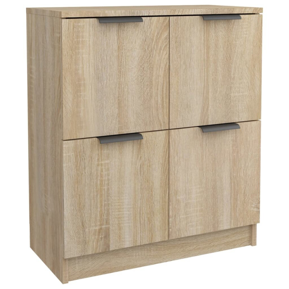 Vidaxl (Sonoma Oak) Sideboard Console Cabinet Storage Cupboard Highboard Engineered Wood