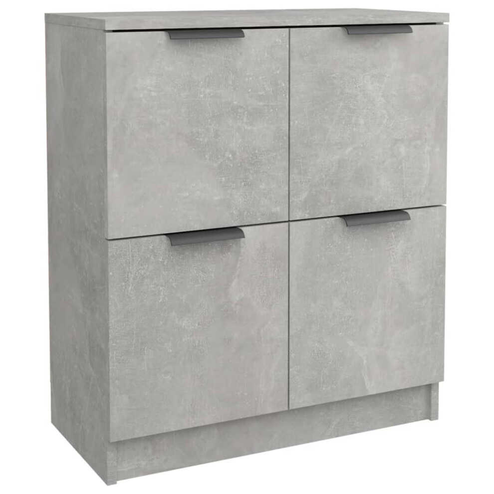 Vidaxl (Concrete Grey) Sideboard Console Cabinet Storage Cupboard Highboard Engineered Wood