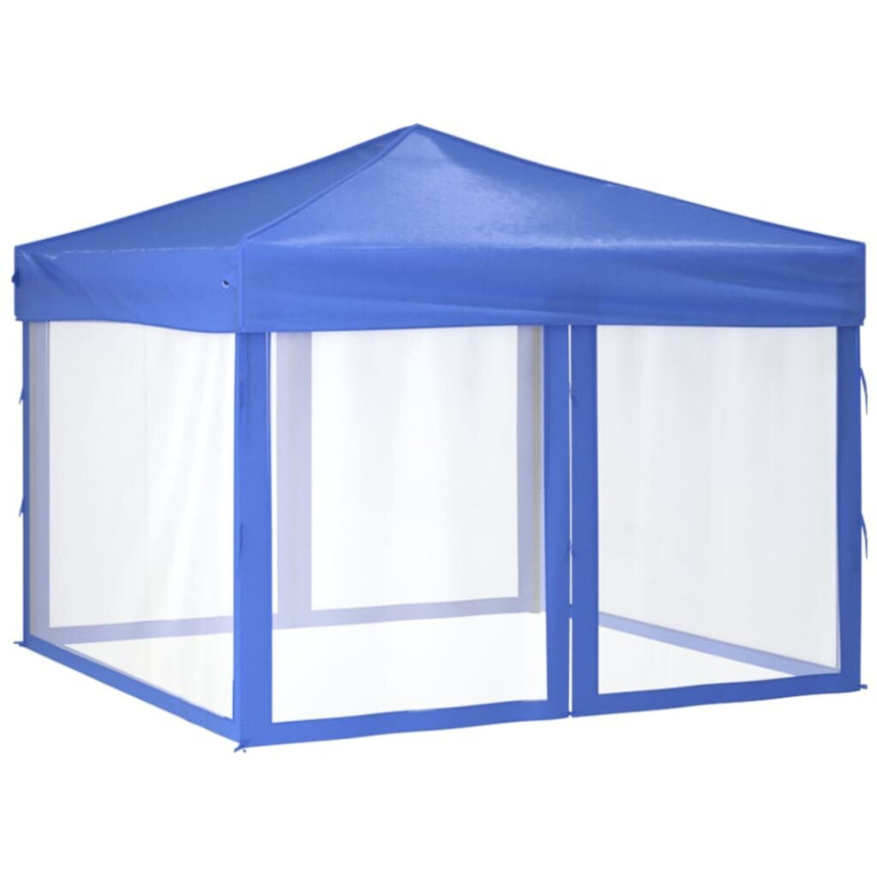 Vidaxl (Blue, 292 X 292 X 245 Cm) Folding Party Tent With Sidewalls Pavilion Marquee Multi Colours/Sizes