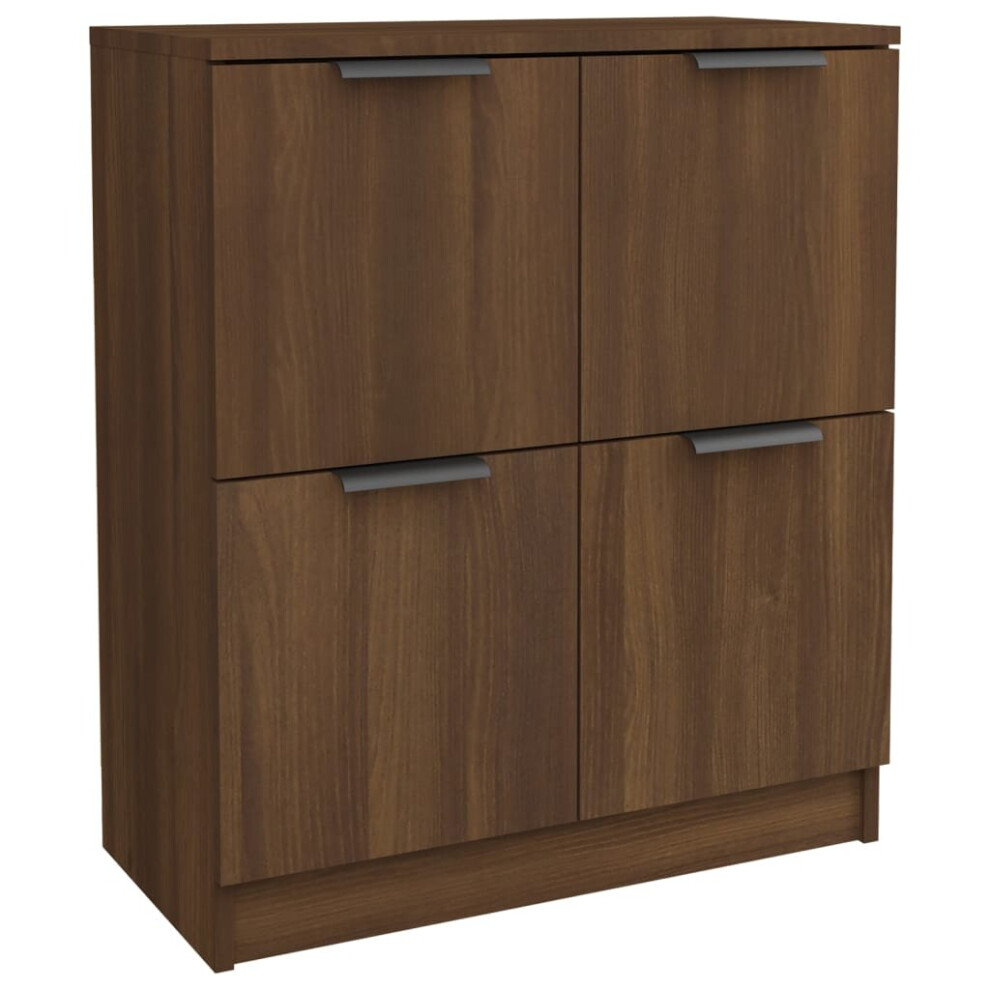 (brown oak) vidaXL Sideboard Engineered Wood Cupboard Indoor Storage Cabinet Multi Colours