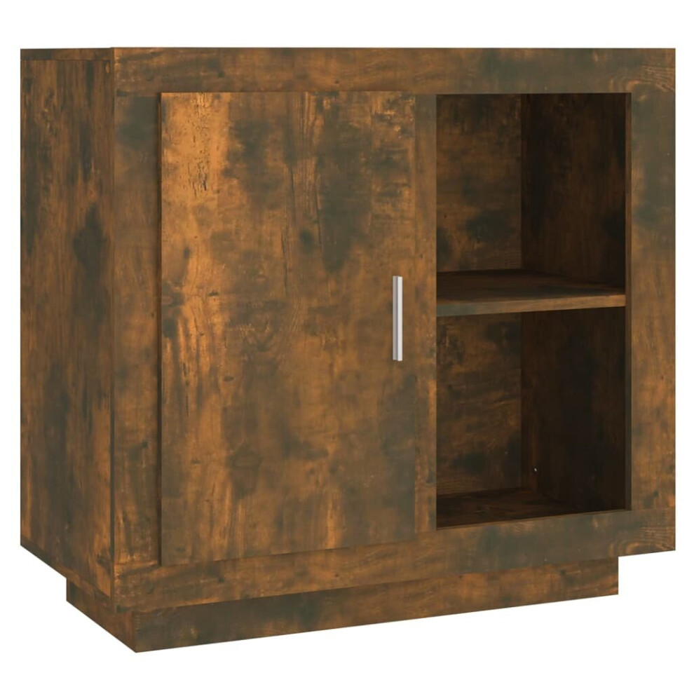 VIDAXL Oak Sideboard - 2 Shelf - 75 x 80 x 40cm - Brown - Image 3