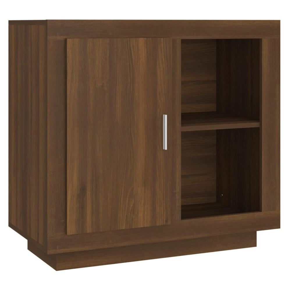 (brown oak) vidaXL Sideboard Side Cabinet Cupboard Home Organiser Furniture Multi Colours