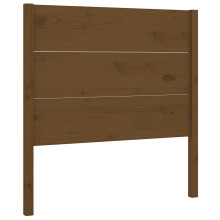 (honey brown, 81 x 4 x 100 cm) vidaXL Headboard Bedroom Bed Headboard Decorative Bed Header Solid Wood Pine