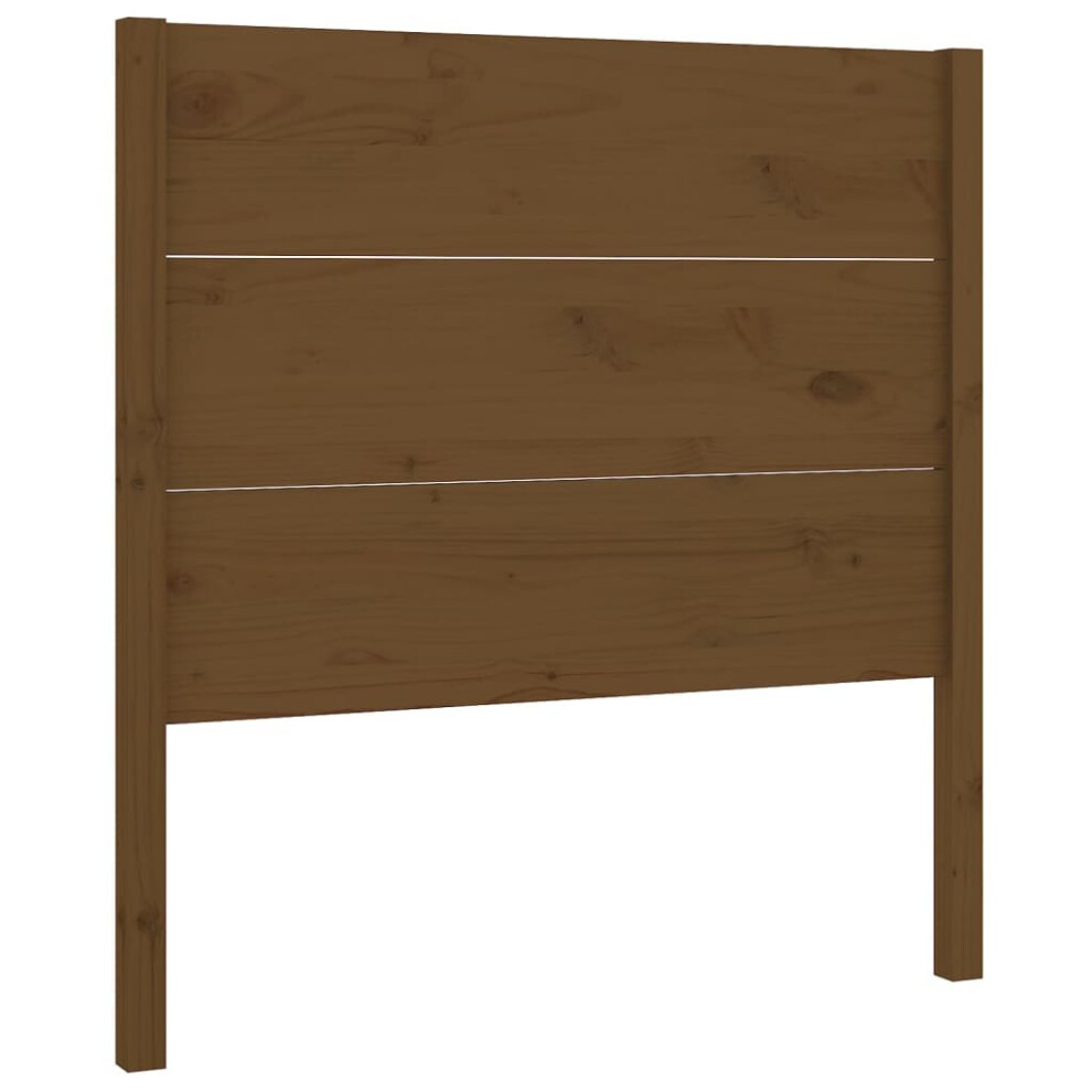 Vidaxl (Honey Brown, 81 X 4 X 100 Cm) Headboard Bedroom Bed Headboard Decorative Bed Header Solid Wood Pine