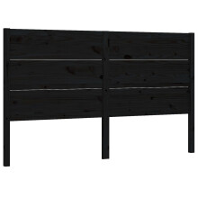 (black, 126 x 4 x 100 cm) vidaXL Headboard Bedroom Bed Headboard Decorative Bed Header Solid Wood Pine
