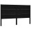 VidaXL (black, 126 x 4 x 100 cm) vidaXL Headboard Bedroom Bed Headboard Decorative Bed Header Solid Wood Pine 1
