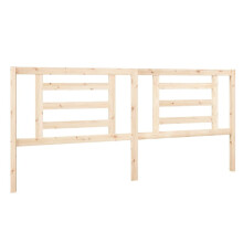 (brown, 206 x 4 x 100 cm) vidaXL Bed Headboard Bedroom Bed Header Decorative Headboard Solid Wood Pine