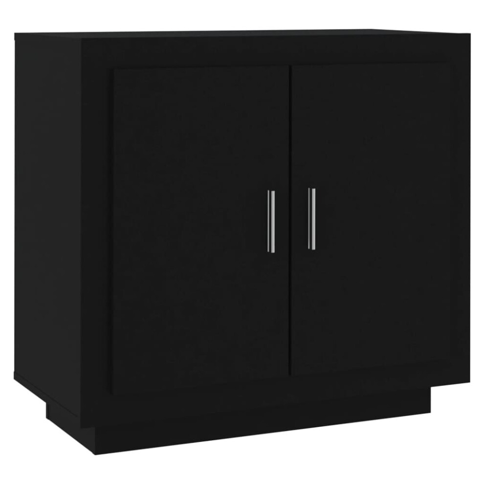 (black) vidaXL Sideboard Engineered Wood Storage Side Cabinet Furniture Multi Colours