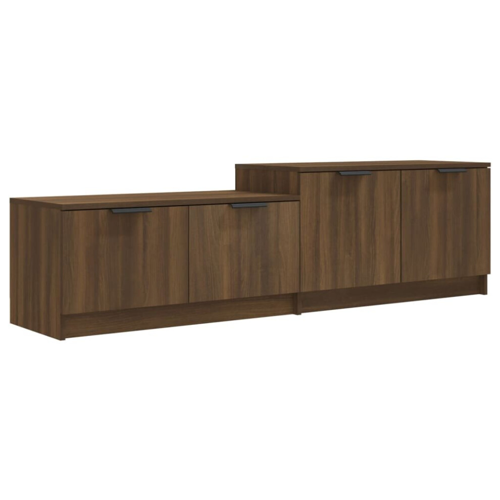 (brown oak) vidaXL TV Cabinet Engineered Wood Stereo Side Cabinet Furniture Multi Colours