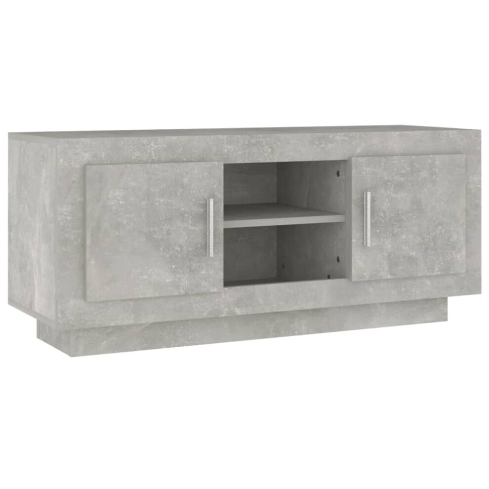 Vidaxl (Concrete Grey) Tv Cabinet Engineered Wood Media Unit Tv Stand Console Multi Colours