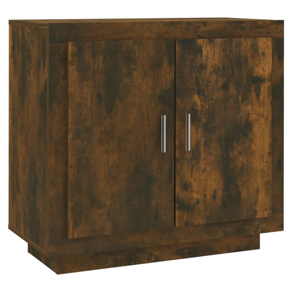Vidaxl (Smoked Oak) Sideboard Engineered Wood Storage Side Cabinet Furniture Multi Colours