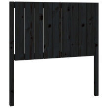 (black, 95.5 x 4 x 100 cm) vidaXL Bed Headboard Home Bedroom Decorative Bed Header Panel Solid Wood Pine