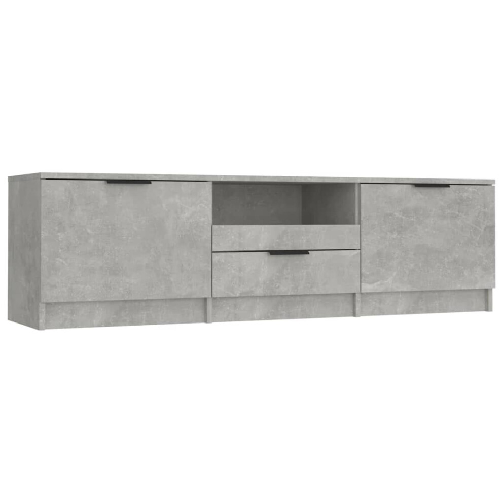 (concrete grey) vidaXL TV Cabinet Engineered Wood Living Room Indoor Media Unit Multi Colours