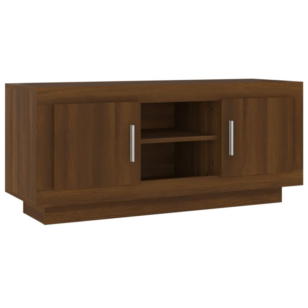 (brown oak) vidaXL TV Cabinet Engineered Wood Media Unit TV Stand Console Multi Colours