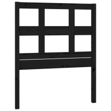 (black, 95.5 x 4 x 100 cm) vidaXL Bed Headboard Home Bedroom Decorative Bed Header Panel Solid Wood Pine