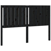 (black, 145.5 x 4 x 100 cm) vidaXL Bed Headboard Home Bedroom Decorative Bed Header Panel Solid Wood Pine