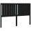 VidaXL (black, 145.5 x 4 x 100 cm) vidaXL Bed Headboard Home Bedroom Decorative Bed Header Panel Solid Wood Pine 1