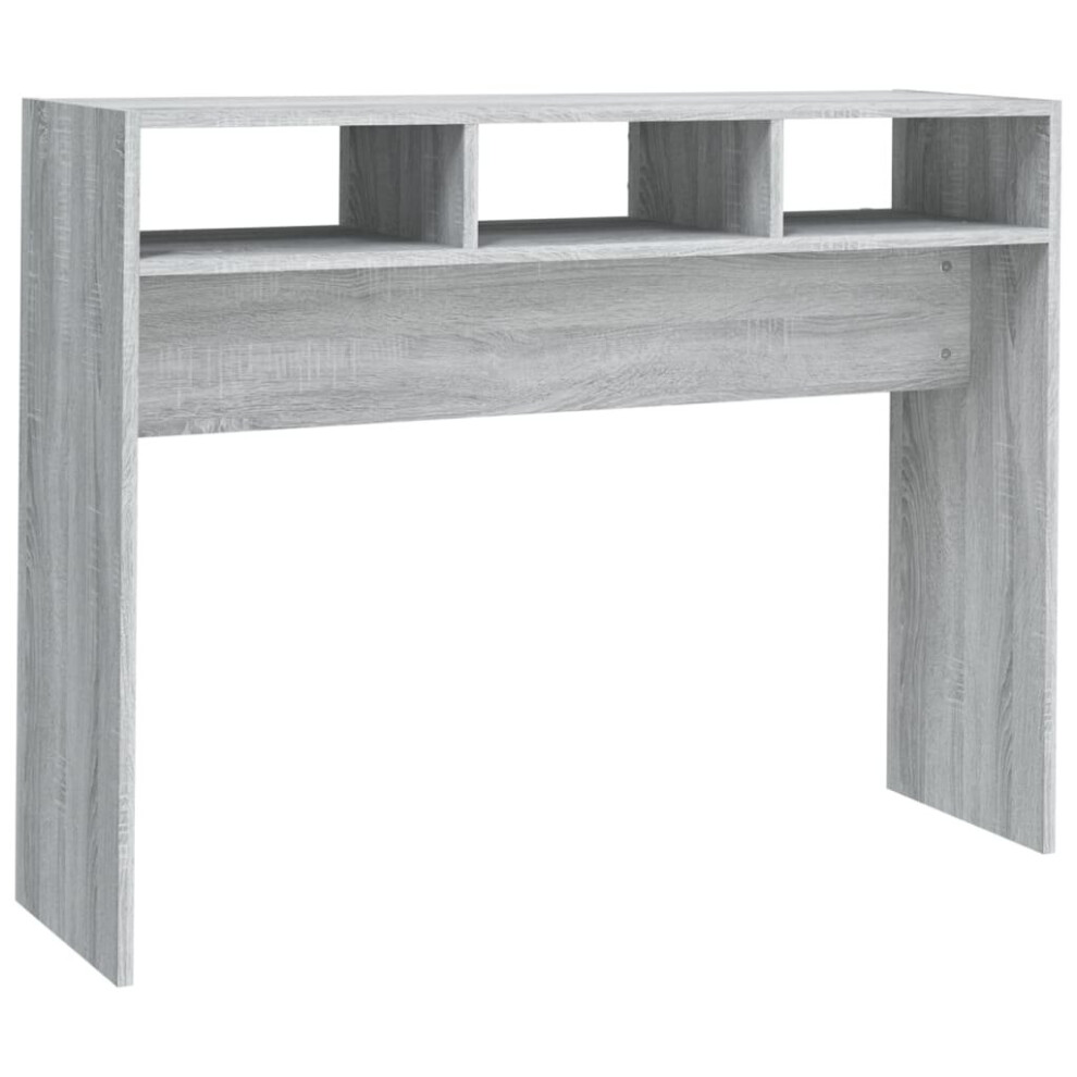 (grey sonoma) vidaXL Console Table Engineered Wood Accent Couch End Side Table Multi Colours