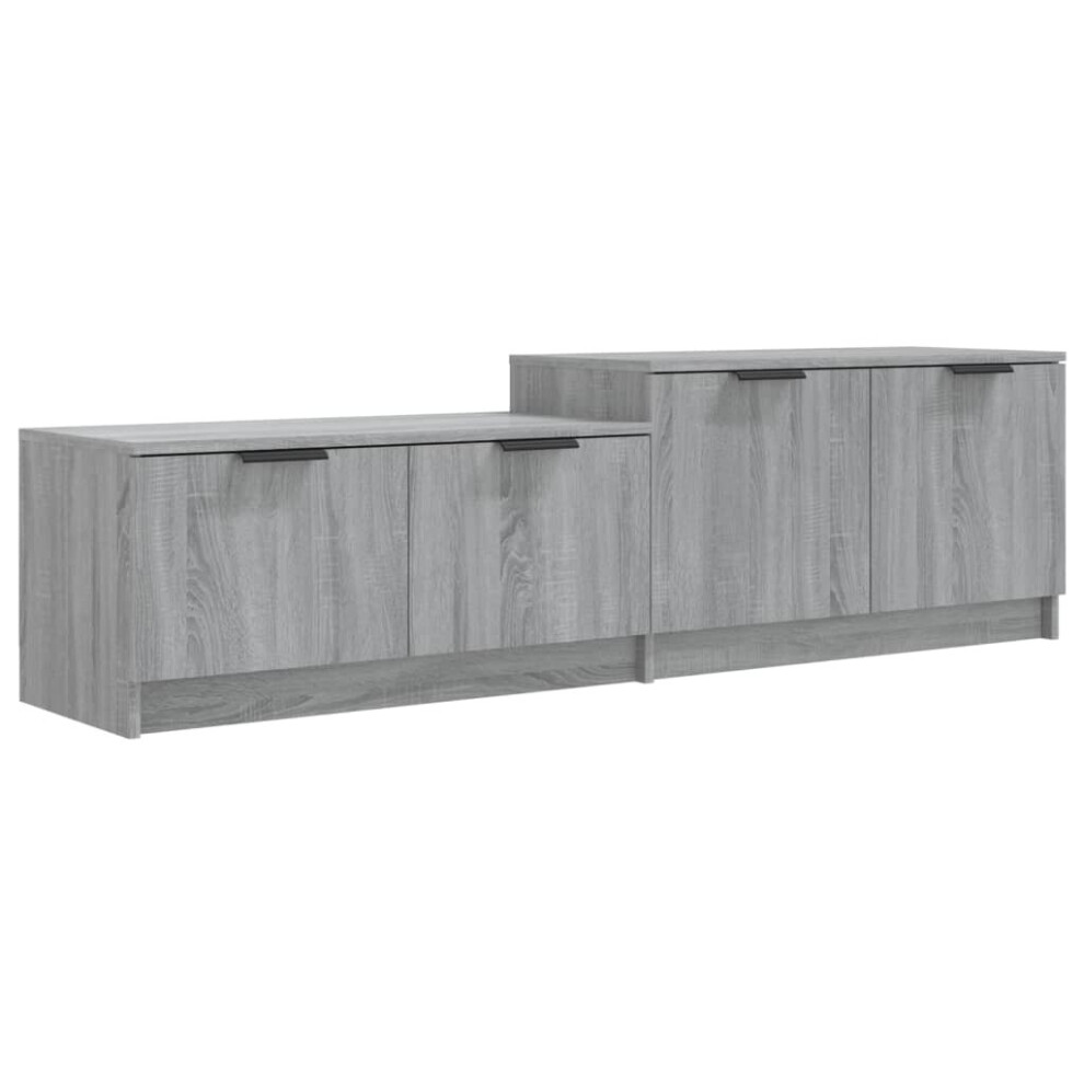 (grey sonoma) vidaXL TV Cabinet Engineered Wood Stereo Side Cabinet Furniture Multi Colours