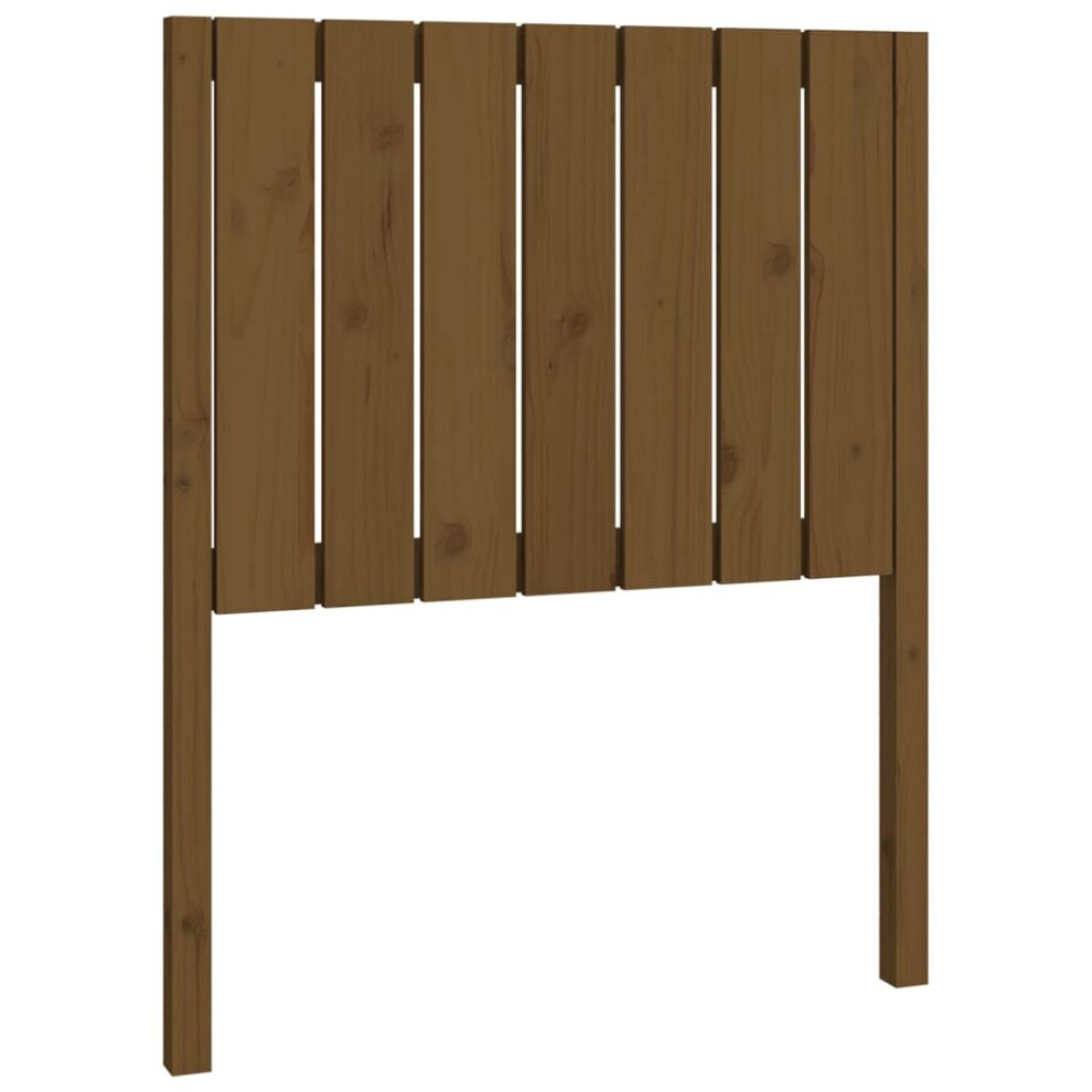 (honey brown, 80.5 x 4 x 100 cm) vidaXL Solid Wood Pine Bed Headboard Home Wooden Bedstead Multi Colours/Sizes