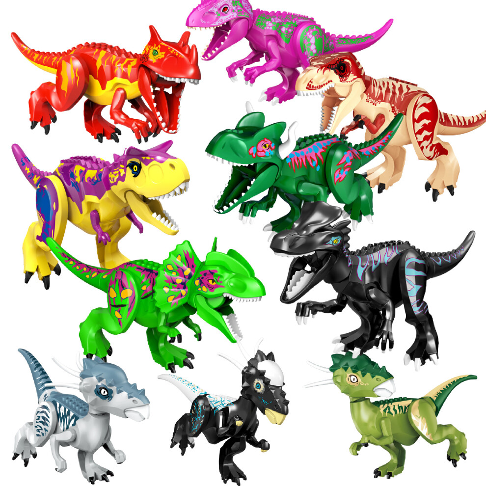 (ALL) Jurassic dinosaur building blocks toy world puzzle disassembly animal Rex Tyrannosaurus Rex