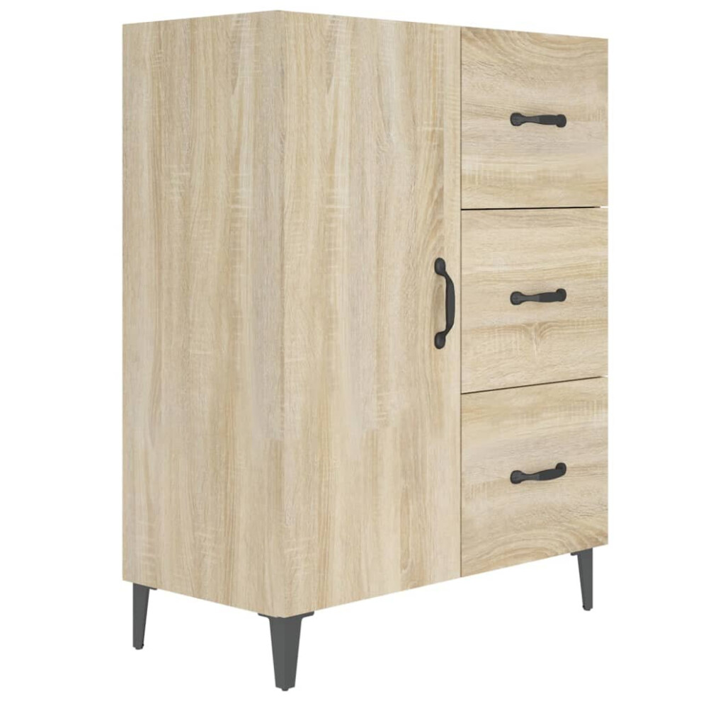 Vidaxl (Sonoma Oak) Sideboard Engineered Wood Home Organiser Drawer Cabinet Multi Colours