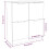 VidaXL (grey sonoma, 182) vidaXL 2x Sideboards Engineered Wood Storage Cabinet Cupboard Multi Colours 7