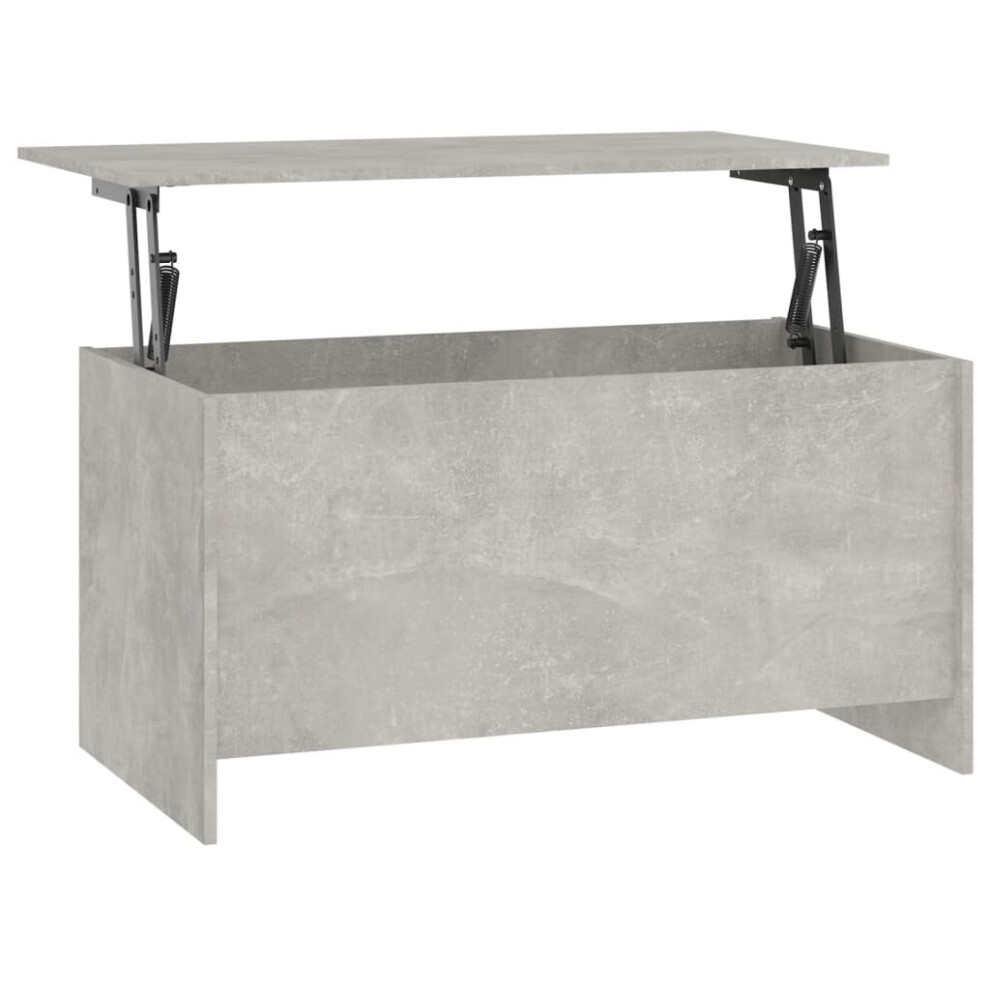 Vidaxl (Concrete Grey) Coffee Table Engineered Wood Couch Centre Accent Table Multi Colours