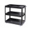(Black) 3 Tier Workshop Cart Heavy Duty Cart With Wheels 6