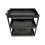 (Black) 3 Tier Workshop Cart Heavy Duty Cart With Wheels 2