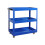 (Blue) 3 Tier Workshop Cart Heavy Duty Cart With Wheels 7