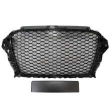 Audi A3 2012-2016 Main Grille Gloss Black W/O PDC With Emblem Holder RS Look