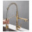 (Dold) Kitchen Faucet With Dual Nozzle Pull Down Sprayer Contemporary Single Handle Kitchen Sink Faucet Solid Brass Spring Kitchen Faucet 8