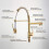 (Dold) Kitchen Faucet With Dual Nozzle Pull Down Sprayer Contemporary Single Handle Kitchen Sink Faucet Solid Brass Spring Kitchen Faucet 6