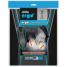 Minky Ergo Extra Thick Elasticated Replacement Ironing Board Cover, Black, 122 x 38cm