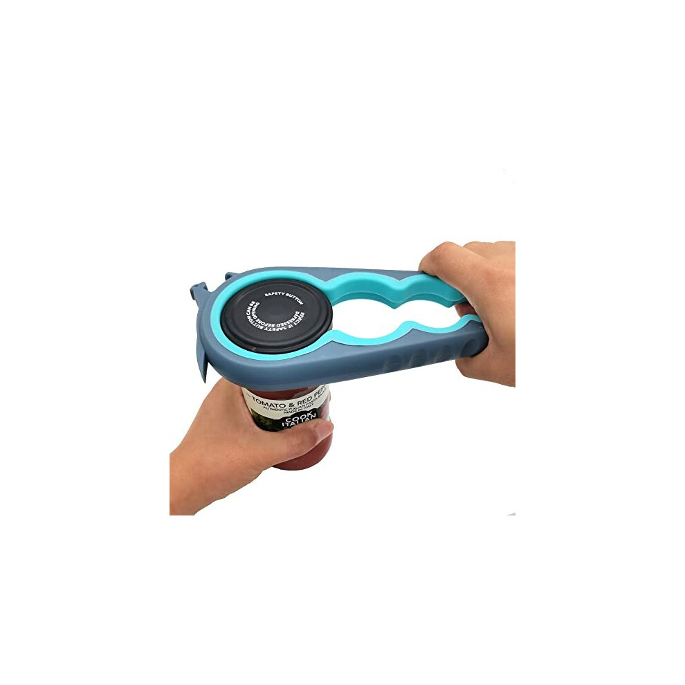 Otstar Jar Opener Bottle Opener And Ring Pull Can Opener For Weak Hands Arthritis Hands, Elderly And Children