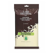 Lord Sheraton 83567 Leather Clean and Shine Wipes, Clear