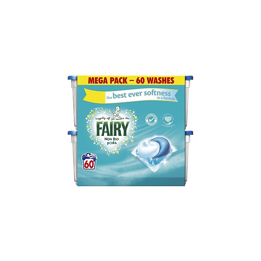 Fairy Non Bio Pods Washing Capsules 60 Washes