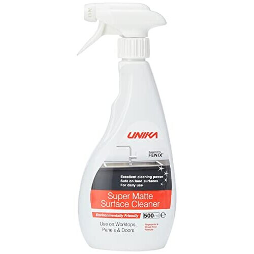 Unika Super Matte Laminate Cleaner & Microfibre Cloth, 500ml