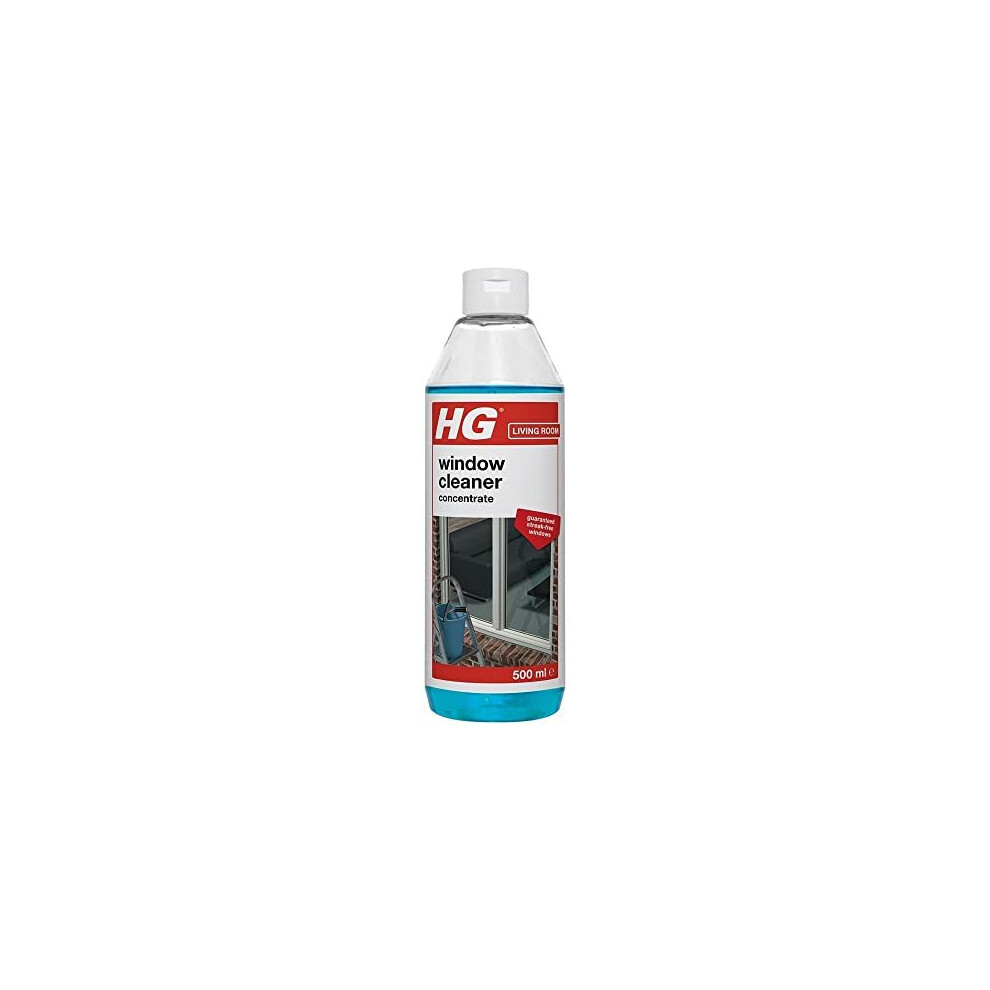 Hg Window Cleaner, Professional Super Concentrated Formula, Clean Streak-Free Shine, Used By Professional Window Cleaners (500Ml) - 297050106