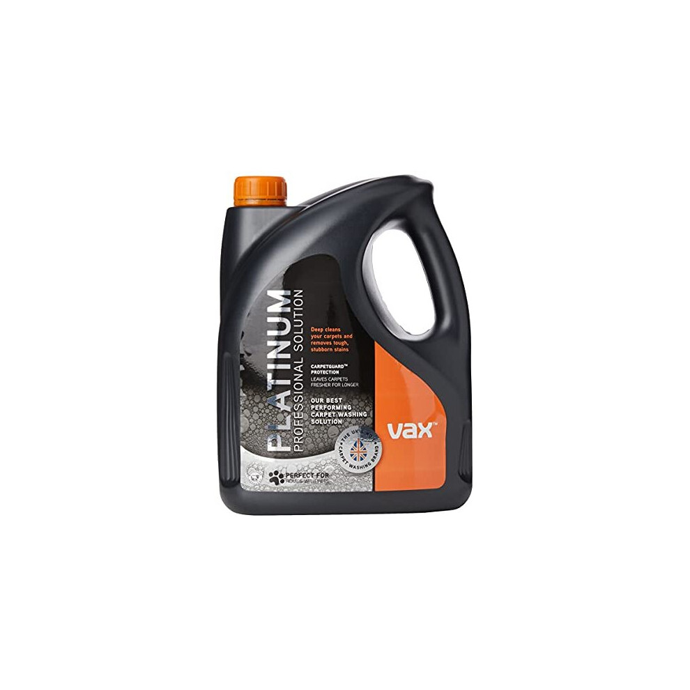 Vax Platinum Professional 4L Carpet Cleaner Solution | Deep Cleans and Removes Tough Stains | Neutralises Pet Odours - 1-9-142060