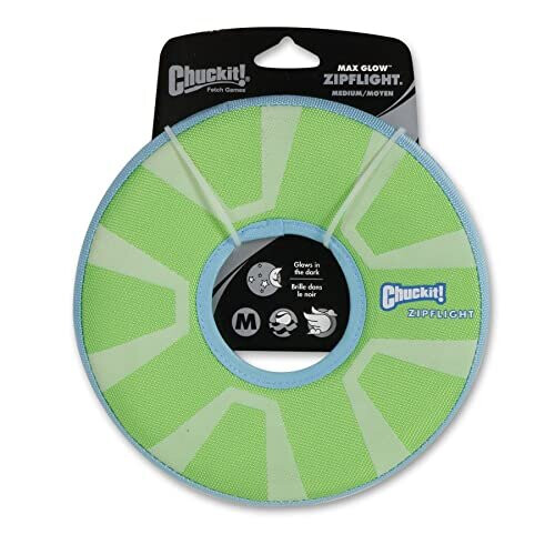 Chuckit! Chuckit! CI Zipflight Max Glow Dog Toy, 21 cm, Medium