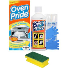 500ml Oven Pride | Complete Oven Cleaner Kit With 1 Big Degreaser Sponge | Including Instruction Notes | Bags For Cleaning Oven Racks | HG Oven |
