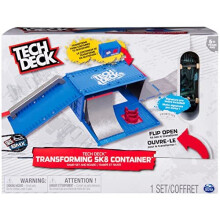 Tech Deck Transforming SK8 Container Pro Modular Skatepark with Exclusive Fingerboard Kids Toy for Ages 6 and Up (Styles May Vary)