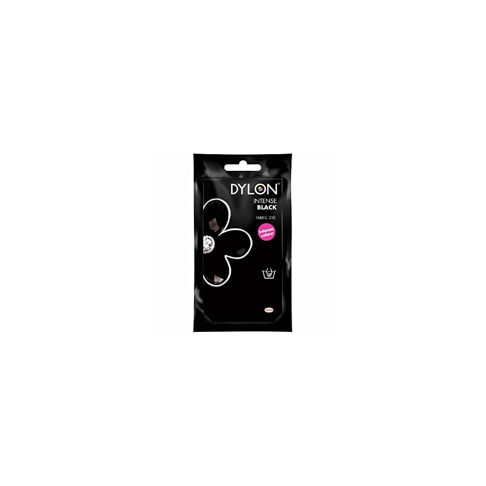 Velvet Black (12) Dylon Hand Dye Die 50g Clothes Fabric Dye