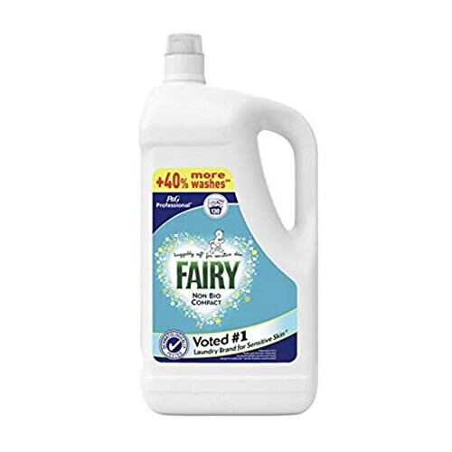 Fairy Fairy Non Bio Compact Liquid Laundry Detergent 130 Wash, 4.55 Litre