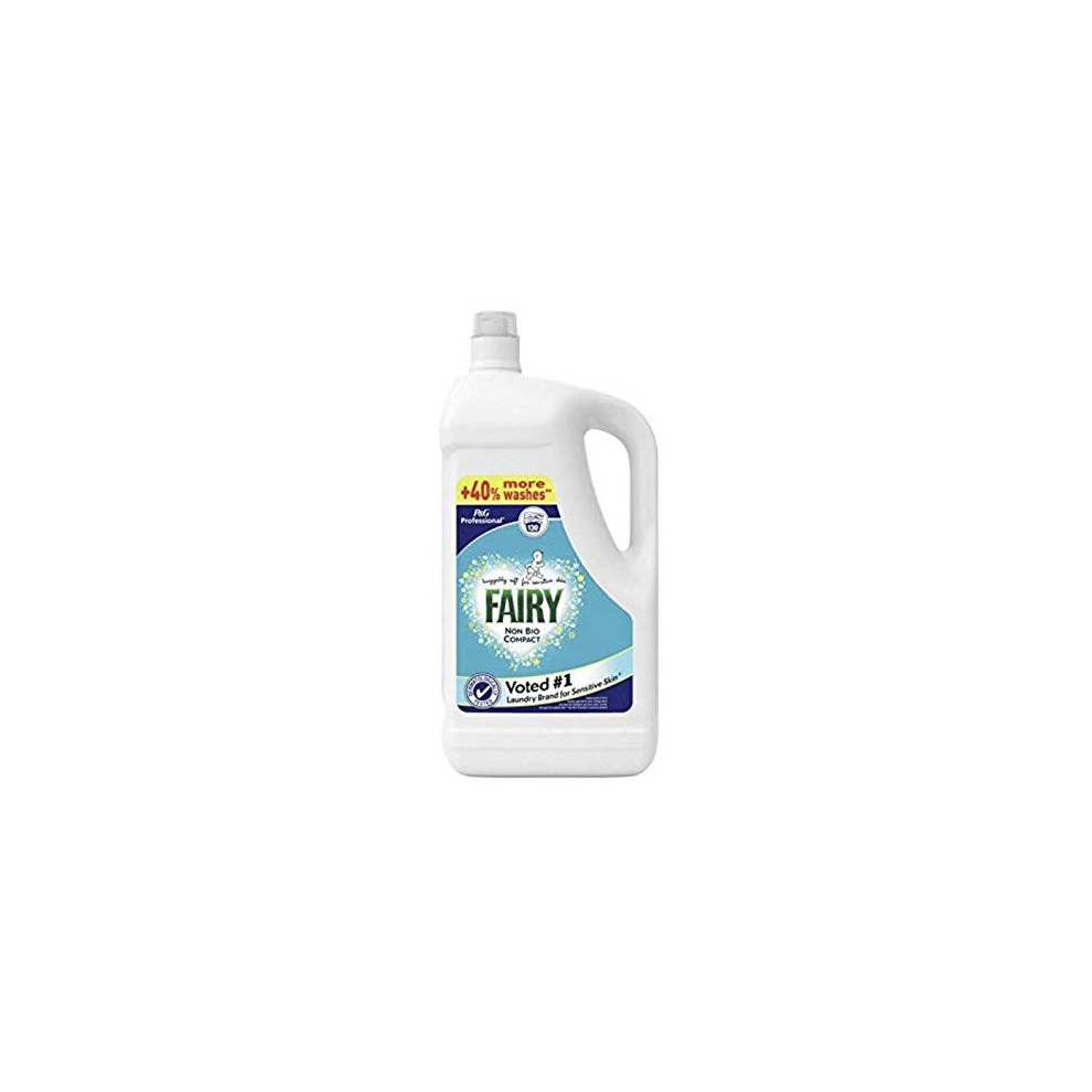 Fairy Non Bio Compact Liquid Laundry Detergent 130 Wash, 4.55 Litre