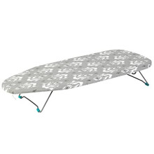 Beldray LA023735IKATEU7 Table Top Ironing Board, Compact and Lightweight, Easily Foldable, Includes 100% Cotton Cover, Ikat, 76 x 31cm