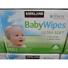 Kirkland Baby Wipes Unscented 900ct by Kirkland Signature